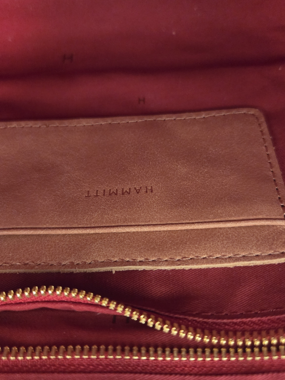 HAMMITT Medium BRYANT Leather Shoulder/ Crossbody Bag - Picture 8 of 10